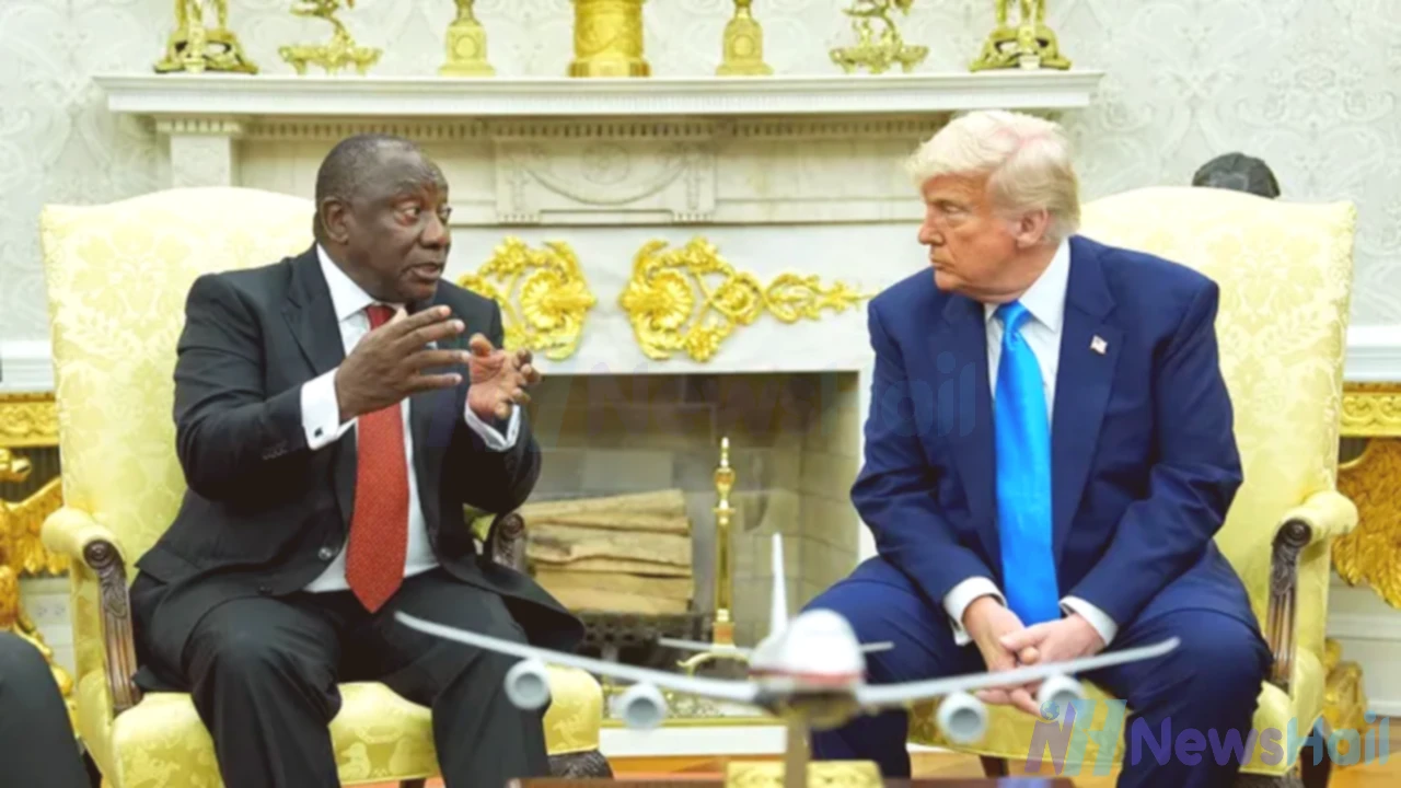 Trump Confronts South African President Over White Farmers and Land Seizure